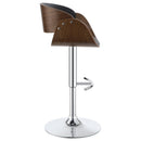  Coaster Furniture Dana 104965 Adjustable Bar Stool - Black and Chrome IMAGE 6