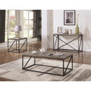  Coaster Furniture Birdie 705617 Square Engineered Wood End Table - Sonoma Grey IMAGE 2