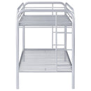  Coaster Furniture Morgan 2256V Metal Twin Over Twin Bunk Bed - Silver IMAGE 7