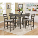  Crown Mark Tahoe 5 pc Counter Height Dinette 2630SET-GY IMAGE 1