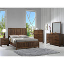  Crown Mark Belmont Queen Panel Bed B3100-Q-HBFB-WD/B3100-KQ-RAIL IMAGE 2