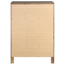  Coaster Furniture Miranda 206365 5-Drawer Bedroom Chest - Black IMAGE 6