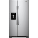  Color_Stainless Steel -- Whirlpool 33-inch, 21.0 cu. ft. Side-By-Side Refrigerator WRS321SDHZ IMAGE 1