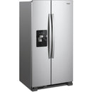  Color_Stainless Steel -- Whirlpool 33-inch, 21.0 cu. ft. Side-By-Side Refrigerator WRS321SDHZ IMAGE 2