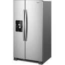  Color_Stainless Steel -- Whirlpool 33-inch, 21.0 cu. ft. Side-By-Side Refrigerator WRS321SDHZ IMAGE 3