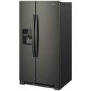  Color_Black Stainless -- Whirlpool 33-inch, 21.4 cu. ft. Side-By-Side Refrigerator WRS321SDHV IMAGE 3