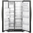  Color_Black Stainless -- Whirlpool 33-inch, 21.4 cu. ft. Side-By-Side Refrigerator WRS321SDHV IMAGE 4