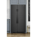  Whirlpool 33-inch, 21.7 cu. ft. Freestanding Side-by-side Refrigerator with Adaptive Defrost WRS312SNHB IMAGE 9