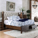  Size_California King -- Furniture of America Hutchinson Bed with Storage IMAGE 1
