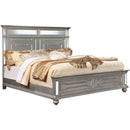  Size_California King -- Furniture of America Salamanca Panel Bed IMAGE 1