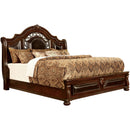 Size_Queen -- Furniture of America Flandreau Queen Upholstered Bed CM7588Q-BED IMAGE 1