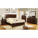  Color_Brown Cherry Size_Queen -- Furniture of America Spruce CM7113CH-Q Queen Bed IMAGE 4