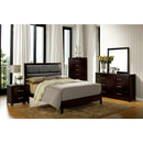  Size_California King -- Furniture of America Janine King Upholstered Panel Bed IMAGE 4