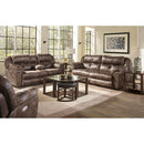  Catnapper Ferrington Power Reclining Fabric and Leather Look Loveseat 761899 1300-89 IMAGE 3