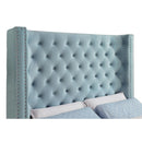  Furniture of America Mirabelle California King Upholstered Panel Bed CM7679BL-CK IMAGE 2