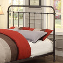  Color_Dark Bronze Size_California King -- Furniture of America Iria Metal Bed IMAGE 2
