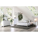  Color_Vintage White Size_California King -- Furniture of America Iria CM7701WH-CK California King Bed IMAGE 2