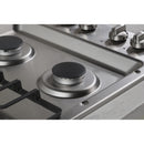  GE 30-inch Built-In Gas Cooktop JGP3030SLSS IMAGE 4