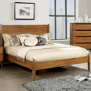  Color_Oak Size_California King -- Furniture of America Lennart CM7386A-CK California King Bed IMAGE 1