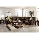  Catnapper Milan Power Reclining Leather Sofa 64341 1283-09/3083-09 IMAGE 2