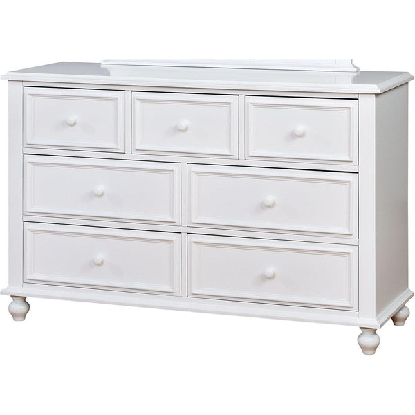 Furniture of America Olivia 7-Drawer Kids Dresser CM7155WH-D IMAGE 1