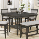  Crown Mark Square Fulton Counter Height Dining Table 2727GY-T-4848 IMAGE 1