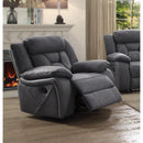  Coaster Furniture Higgins 602263 Upholstered Glider Recliner Chair - Grey IMAGE 7