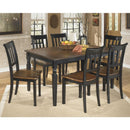  Signature Design by Ashley Owingsville D580 7 pc Dining Set IMAGE 1