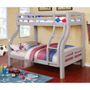  Furniture of America Solpine CM-BK618GY Twin/Full Bunk Bed IMAGE 2