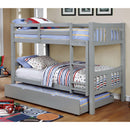  Furniture of America Cameron CM-BK929GY Twin/Twin Bunk Bed, Gray IMAGE 2