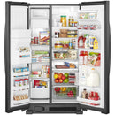  Whirlpool 33-inch, 21.4 cu. ft. Side-by-Side Freestanding Refrigerator with Exterior Ice and Water Dispenser with EveryDrop™ Water Filtration WRS331SDHB IMAGE 2