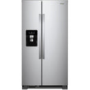  Whirlpool 36-inch, 24.5 cu. ft. Freestanding Side-by-Side Refrigerator with Exterior Ice and Water Dispenser with EveryDrop™ Water Filtration WRS335SDHM IMAGE 1