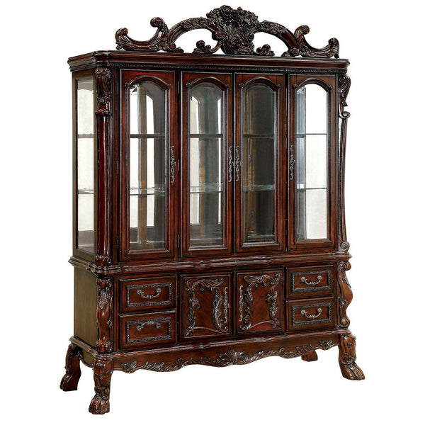  Furniture of America Medieve 2 pc China Cabinet CM3557CH-HB-SET IMAGE 1