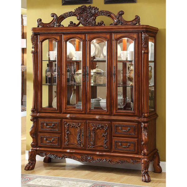  Furniture of America Medieve 2 pc China Cabinet CM3557HB-SET IMAGE 1