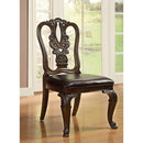  Furniture of America Bellagio CM3319W-SC-2PK Wooden Side Chair IMAGE 2