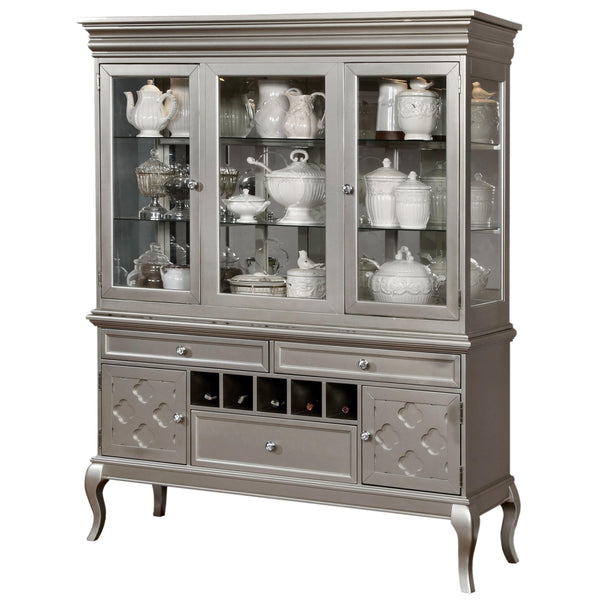  Furniture of America Amina 2 pc China Cabinet CM3219HB-SET IMAGE 1
