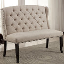  Furniture of America Sania Bench CM3324BK-BN IMAGE 2