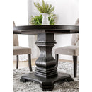  Furniture of America Round Nerissa Dining Table with Pedestal Base CM3840RT-TABLE IMAGE 2
