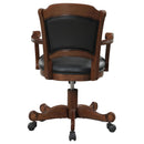  Coaster Furniture Turk 100872 Upholstered Swivel Dining and Game Chair - Tobacco IMAGE 6