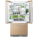  Fisher & Paykel 36-inch, 16.8 cu. ft. French 3-Door Refrigerator with Ice Maker RS36A72J1 N IMAGE 2