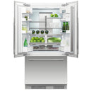  Fisher & Paykel 36-inch, 16.8 cu. ft. French 3-Door Refrigerator with Ice Maker RS36A72J1 N IMAGE 4