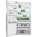  Fisher & Paykel 32-inch, 17.5 cu. ft. Counter-Depth Bottom Freezer Refrigerator with ActiveSmart™ RF170BLPX6 N IMAGE 2