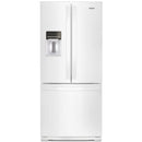  Whirlpool 30-inch, 19.7 cu.ft. Freestanding French 3-Door Refrigerator with Exterior Water Dispenser with EveryDrop® Filtration WRF560SEHW IMAGE 1
