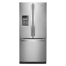  Whirlpool 30-inch, 19.7 cu.ft. Freestanding French 3-Door Refrigerator with Exterior Water Dispenser with EveryDrop® Filtration WRF560SEHZ IMAGE 1