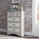  Liberty Furniture Industries Inc. Magnolia Manor 4-Drawer Kids Chest 244-BR40 IMAGE 2