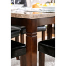 Furniture of America Marstone Dining Table with Marble Top CM3368T IMAGE 3