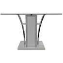  Furniture of America Glenview CM8372GY-T Dining Table, Gray IMAGE 2