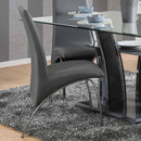  Furniture of America Wailoa CM8370GY-SC-2PK Side Chair, Gray IMAGE 2