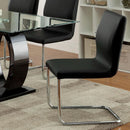  Furniture of America Lodia CM3825BK-SC-2PK Side Chair IMAGE 2