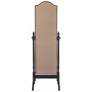  Coaster Furniture Cabot 950801 Wood Adjustable Full Length Cheval Mirror - Black IMAGE 4